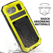 For iPhone 16e R-JUST Life Water-resistant Dustproof Shockproof Phone Case(Yellow)