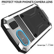 For iPhone 16e R-JUST Life Water-resistant Dustproof Shockproof Phone Case(Silver)
