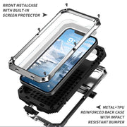 For iPhone 16e R-JUST Life Water-resistant Dustproof Shockproof Phone Case(Silver)