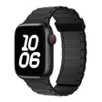 For Apple Watch Series 8 41mm Tri-beads Magnetic Hoop Silicone Watch Band(Black) - free shipping - PMc TechLife - Order now!