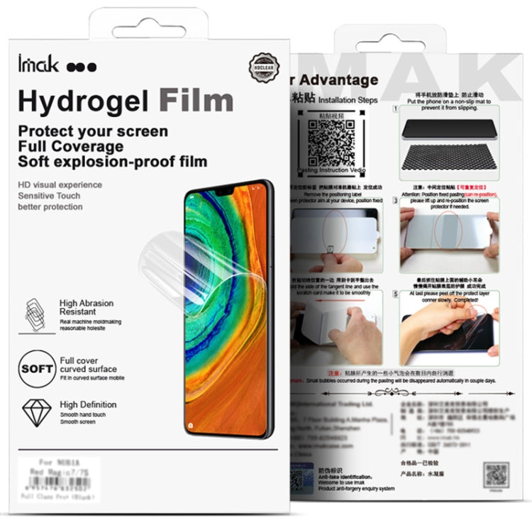 For iPhone 16 Pro Max imak 4th Generation  Full Coverage Screen Hydrogel Film Protector