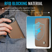 For Google Pixel 9 Pro XL JEEHOOD J05 Business Magnetic Style RFID Leather Phone Case(Brown)