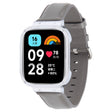 For Redmi Watch 3 Lite Metal Frame Integrated Genuine Leather Watch Band(Grey) - free shipping - PMc TechLife - Order now!