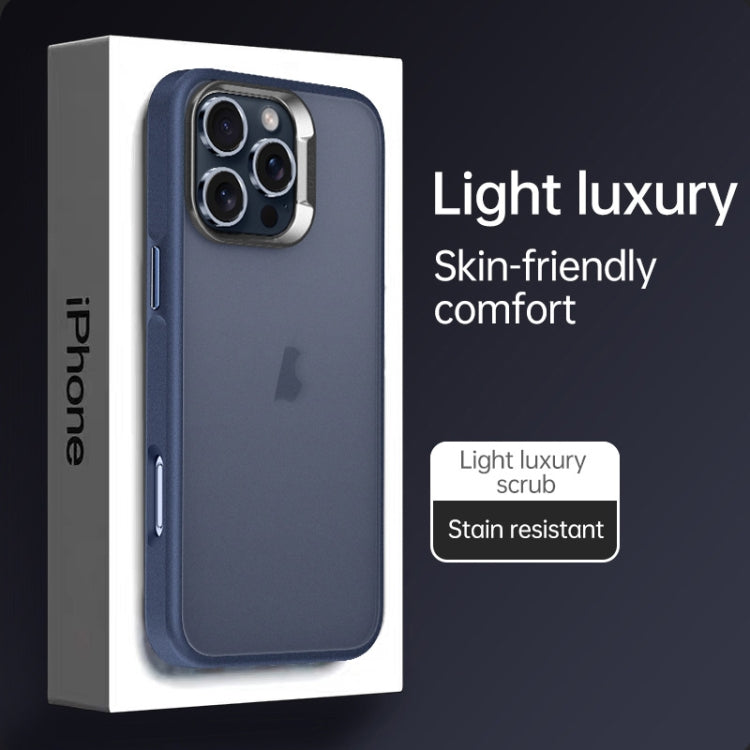 For iPhone 15 Pro Max SULADA Skin Feel Matte Shockproof Phone Case(Black)