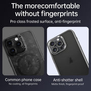 For iPhone 15 Pro Max SULADA Skin Feel Matte Shockproof Phone Case(Black)