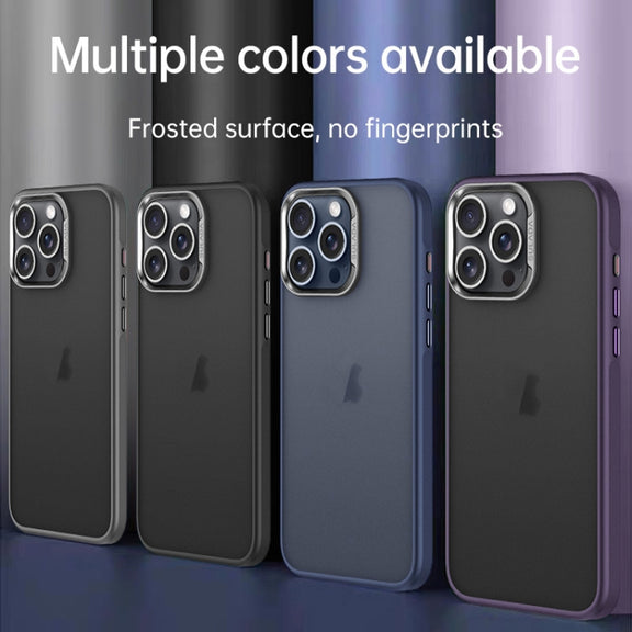 For iPhone 16 Plus SULADA Skin Feel Matte Shockproof Phone Case(Blue)