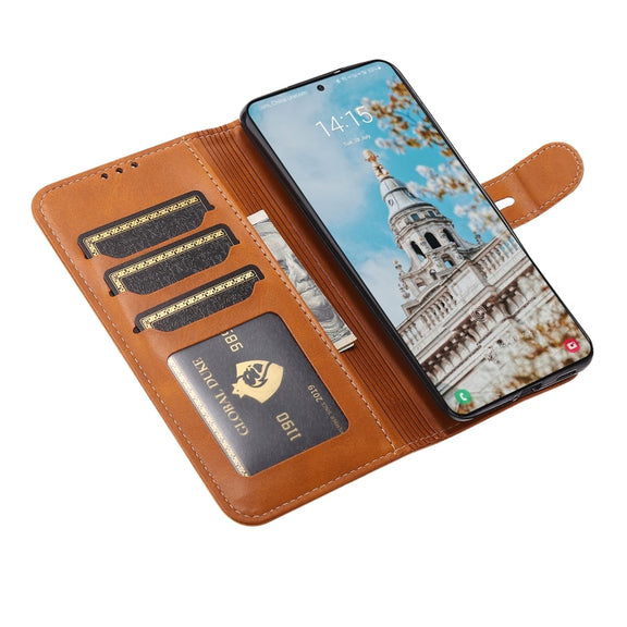 For Samsung Galaxy S25 5G Embossed Happy Cat Pattern Flip Leather Phone Case(Yellow)
