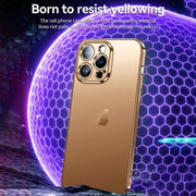 For iPhone 16 Pro SULADA Natural Color Series Electroplating Frosted TPU Phone Case(Dark Purple)
