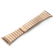 For Apple Watch Series 9 45mm Single Bead Magnetic Stainless Steel Watch Band(Rose Gold)