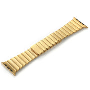 For Apple Watch Series 10 46mm Single Bead Magnetic Stainless Steel Watch Band(Gold)