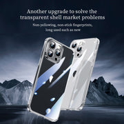 For iPhone 16 Plus SULADA TPU Frame Tempered Glass Transparent Phone Case(Black)