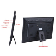 18.5 inch IPS Screen Digital Photo Frame, Plug Type:EU Plug(Black)