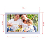 23.6 inch LED Screen Digital Photo Frame, Plug Type:EU Plug(White)