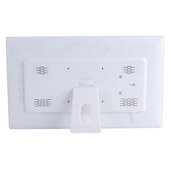 23.6 inch LED Screen Digital Photo Frame, Plug Type:EU Plug(White)