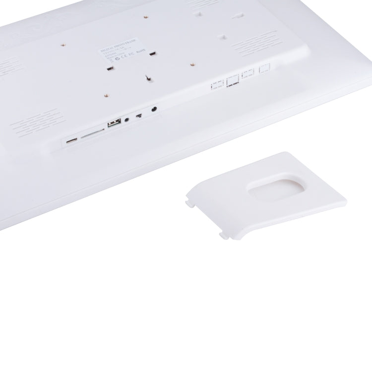 23.6 inch LED Screen Digital Photo Frame, Plug Type:EU Plug(White)