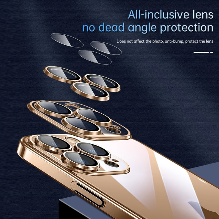 For iPhone 16 Plus SULADA JINGJIA Series Lens Protector Hard PC Phone Case(Silver)