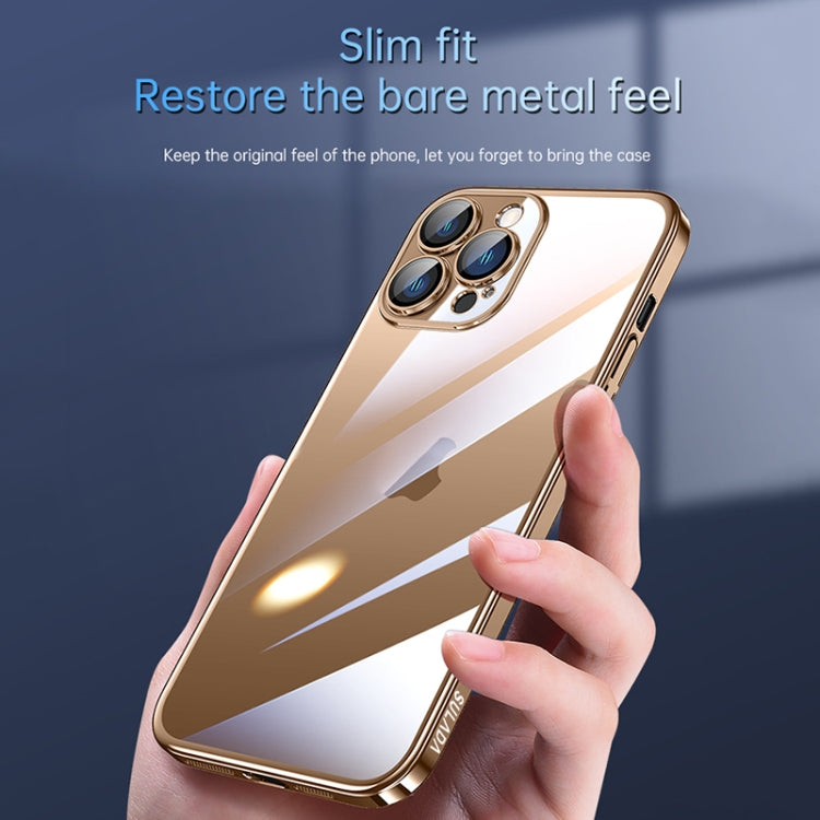 For iPhone 16 SULADA JINGJIA Series Lens Protector Hard PC Phone Case(Silver)