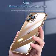 For iPhone 16 Pro Max SULADA JINGJIA Series Lens Protector Hard PC Phone Case(Silver)
