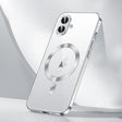For iPhone 16 Plus SULADA MagSafe Plating TPU Shockproof Phone Soft Case(Silver) - iPhone 16 Plus Cases by SULADA | Online Shopping South Africa | PMC TechLife | Buy Now Pay Later Mobicred