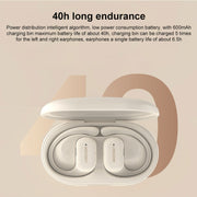 Langsdom TS19 Ear-mounted ENC Noise Reduction Wireless Bluetooth Earphone(Black)