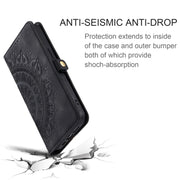 For Samsung Galaxy S25 Ultra 5G Skin Feel Totem Embossed Leather Phone Case(Black)