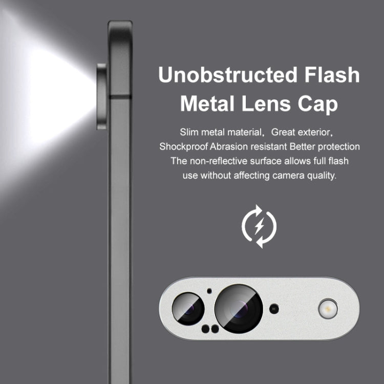 For Google Pixel 9 IMAK Metal Armor Premium Camera Protector Film(Silver)