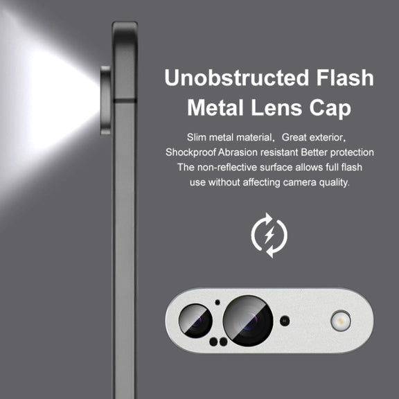 For Google Pixel 9 IMAK Metal Armor Premium Camera Protector Film(Silver)