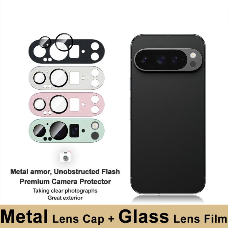 For Google Pixel 9 Pro IMAK Metal Armor Premium Camera Protector Film(Pink)