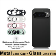 For Google Pixel 9 Pro IMAK Metal Armor Premium Camera Protector Film(Pink)