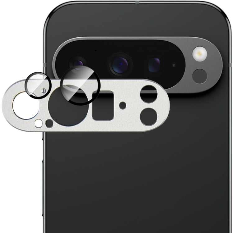For Google Pixel 9 Pro XL IMAK Metal Armor Premium Camera Protector Film(Silver)