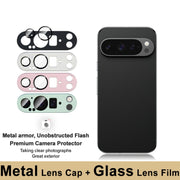 For Google Pixel 9 Pro XL IMAK Metal Armor Premium Camera Protector Film(Pink)