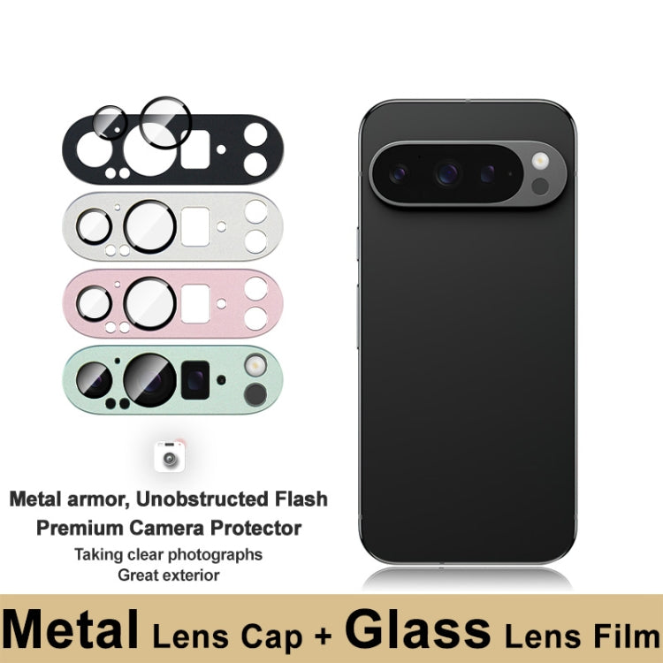 For Google Pixel 9 Pro XL IMAK Metal Armor Premium Camera Protector Film(Pink)
