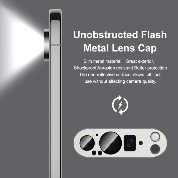 For Google Pixel 9 Pro XL IMAK Metal Armor Premium Camera Protector Film(Pink)
