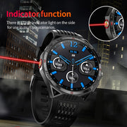 HT28 1.85 inch Silicone Strap IP68 Water-resistant Smart Watch, Support Sleep Monitoring(Orange)