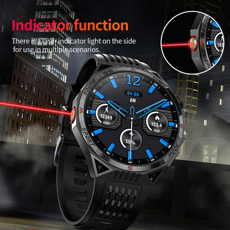 HT28 1.85 inch Silicone Strap IP68 Water-resistant Smart Watch, Support Sleep Monitoring(Green)