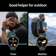 HT28 1.85 inch Silicone Strap IP68 Water-resistant Smart Watch, Support Sleep Monitoring(Green)
