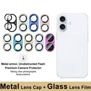 For iPhone 16 / 16 Plus IMAK Metal Armor Premium Camera Protector Film(Green)