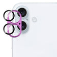 For iPhone 16 / 16 Plus IMAK Metal Armor Premium Camera Protector Film(Rose Red) - free shipping - PMC TechLife - Order now!