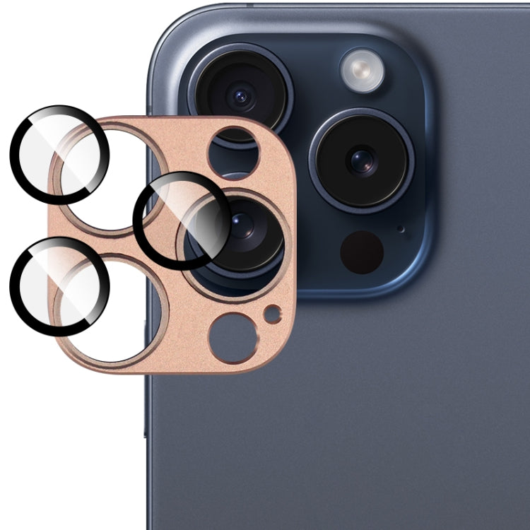 For iPhone 16 Pro / 16 Pro Max IMAK Metal Armor Premium Camera Protector Film(Brown)