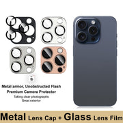 For iPhone 16 Pro / 16 Pro Max IMAK Metal Armor Premium Camera Protector Film(Brown)