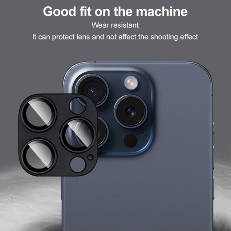 For iPhone 16 Pro / 16 Pro Max IMAK Metal Armor Premium Camera Protector Film(Brown)