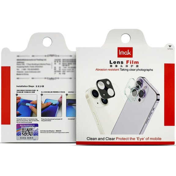 For iPhone 16 Pro / 16 Pro Max IMAK Metal Armor Premium Camera Protector Film(Black)