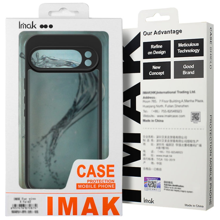 For Google Pixel 9 Pro XL imak UX-9B Series Four Corners Tiny Airbag Shockproof Phone Case(Black)