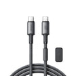 JOYROOM S-A50 3A 480Mbps Fast Charging Data Cable, Type-C to Type-C Cable, Length: 1.2m(Dark Gray) - Multifunction Cable by JOYROOM | Online Shopping South Africa | PMC TechLife | Buy Now Pay Later Mobicred