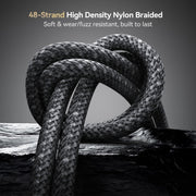 JOYROOM S-A50 3A 480Mbps Fast Charging Data Cable, Type-C to Type-C Cable, Length: 1.2m(Dark Gray)