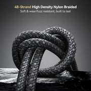 JOYROOM S-A50 3A 480Mbps Fast Charging Data Cable, Type-C to 8 Pin Cable, Length: 1.2m(Dark Gray)
