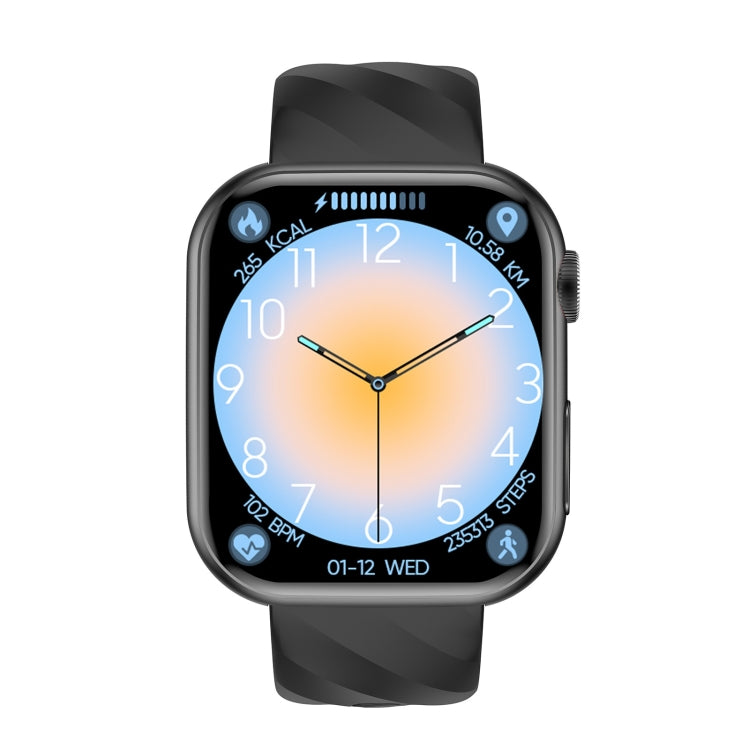 MT500 1.97 inch IP67 Water-resistant Smart Watch, Support Electrocardiogram / Temperature Measurement(Black)