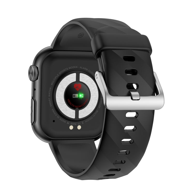 MT500 1.97 inch IP67 Water-resistant Smart Watch, Support Electrocardiogram / Temperature Measurement(Black)