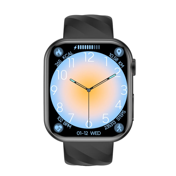 MT500 1.97 inch IP67 Water-resistant Smart Watch, Support Electrocardiogram / Temperature Measurement(Black)