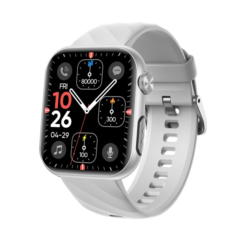 MT500 1.97 inch IP67 Water-resistant Smart Watch, Support Electrocardiogram / Temperature Measurement(White)
